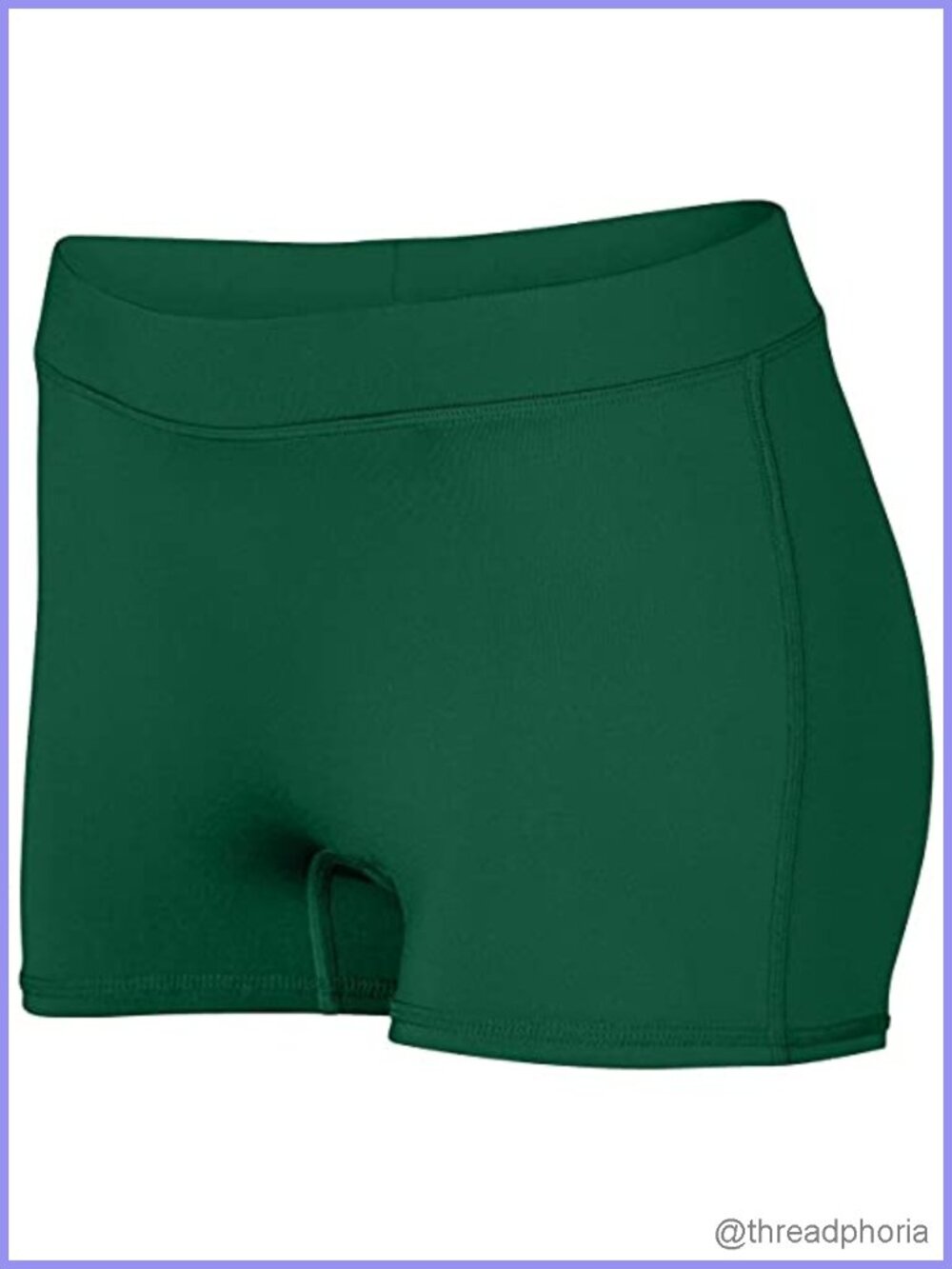 Women's Athletic Running Shorts High Waist 4-Way Stretch Polyester Spandex